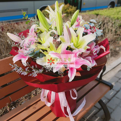 吴忠8支多头百合，万事如意喜上加喜